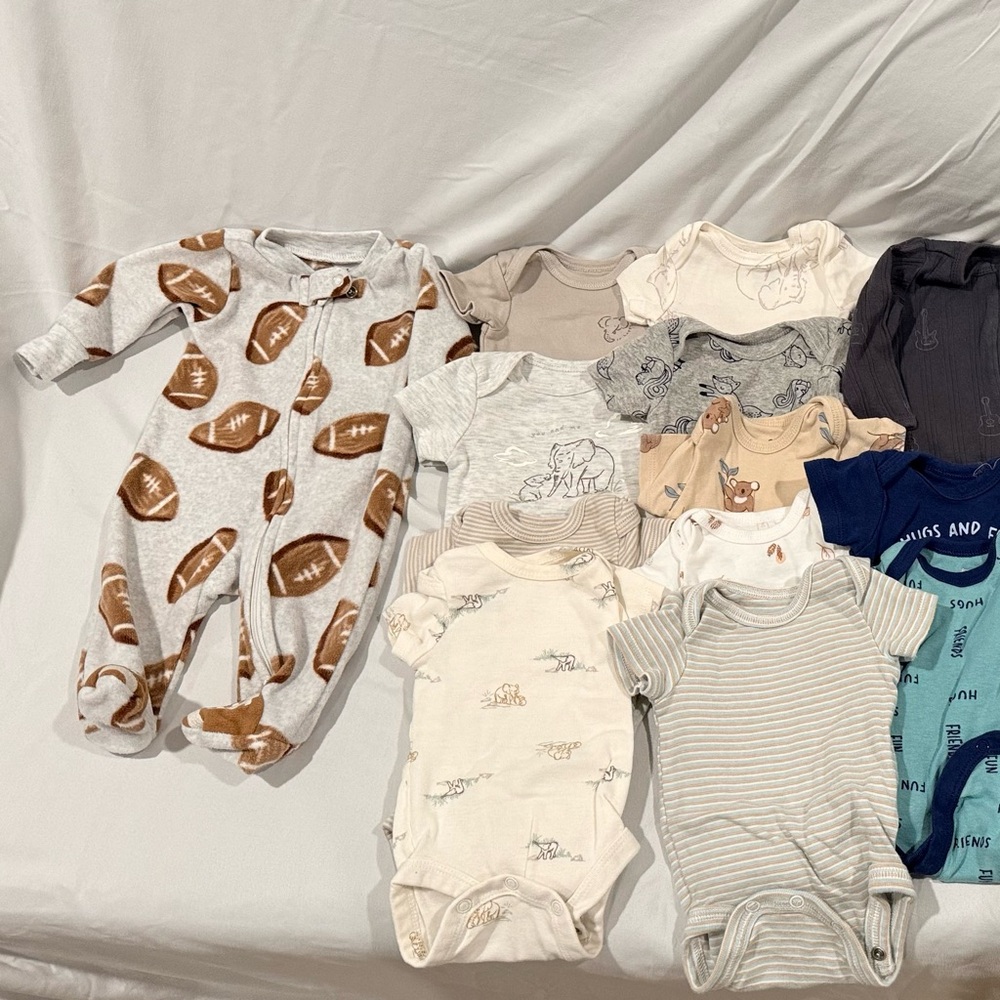 Newborn Baby clothes lot 21 PCS Carter’s Gerber - Picture 4 of 4